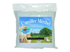 Oreiller naturel ferme à plumes - 60 x 60 cm - MERIBEL>Dodo Hot