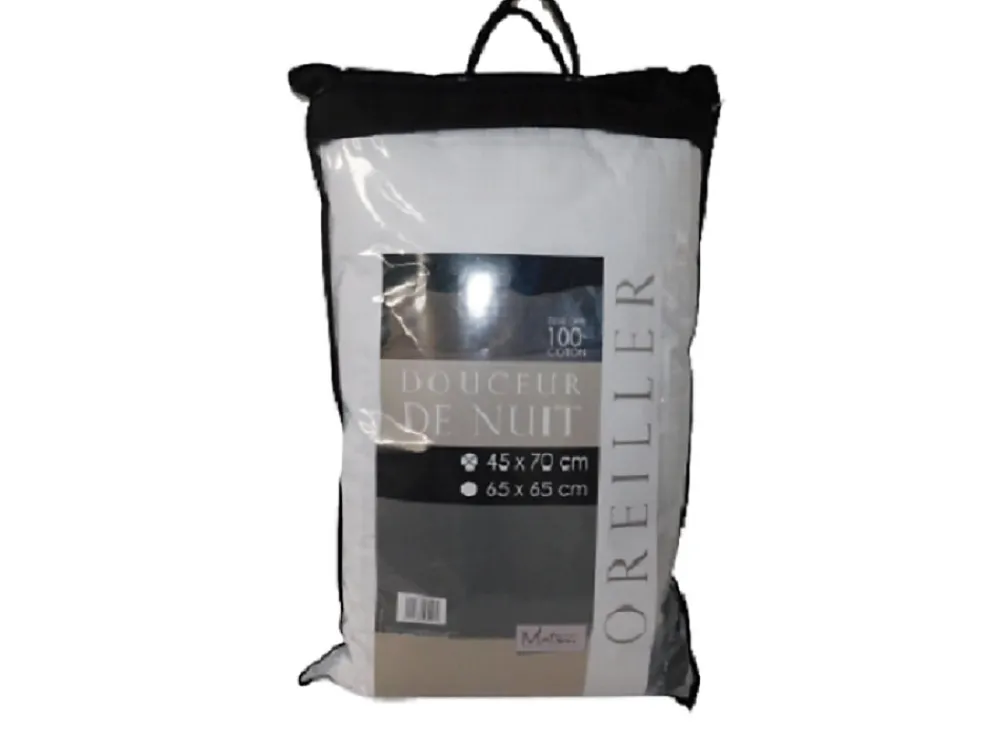 Oreiller Douceur De Nuit Coton Percale - 45 x 70 - 3097>Mortreux Best