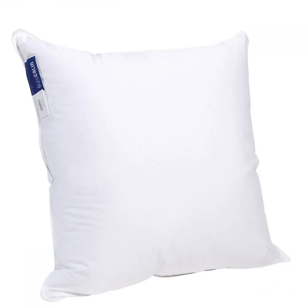 Oreiller Duvet Moelleux 60x60cm 90% DUVET DE CANARD>Bleu Calin Clearance