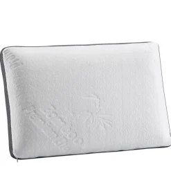 Herzberg Oreiller en bambou à mémoire de forme HG3D6040-WHT* Oreiller Mémoire De Forme