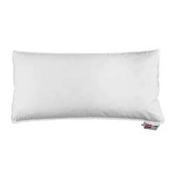 Oreiller en plumes et duvet de canard 40 x 80 cm - lot de 2 ->Homescapes Outlet