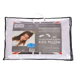 Oreiller enfant en duvet et en plumes d'oie, 40 x 60 cm ->Homescapes Sale