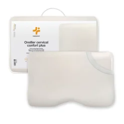 Oreiller ergonomique cervical en mousse à mémoire - taie d'oreiller en coton - 54x33x12 - CONFORT PLUS>Inphysio Online