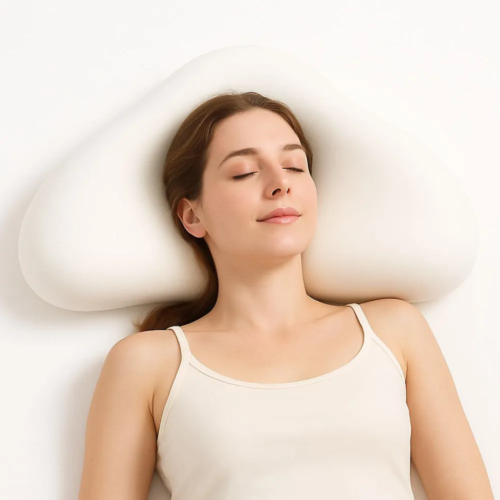 Inphysio Oreiller ergonomique en forme de nuage - mousse à mémoire de forme - 57x35x12 -* Oreiller Mémoire De Forme