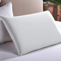 Oreiller extra plat pour personnes qui dorment sur le ventre s et taie en satin extra 50x30x5,5>Inphysio Best