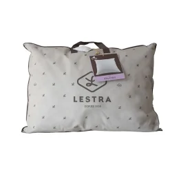 Lestra Oreiller Microduv Mi-ferme coton satiné carreaux* Oreiller Ferme