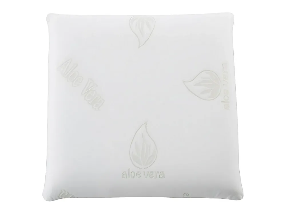 Vente-unique Oreiller mémoire de forme DOUCEUR d' ALOE VERA de NATUREA - 60 x 60 cm* Oreiller Mémoire De Forme