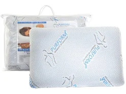 Oreiller mémoire de forme 40 x 60 cm anti acariens PURFORM - SIRONA><noscript><img width=