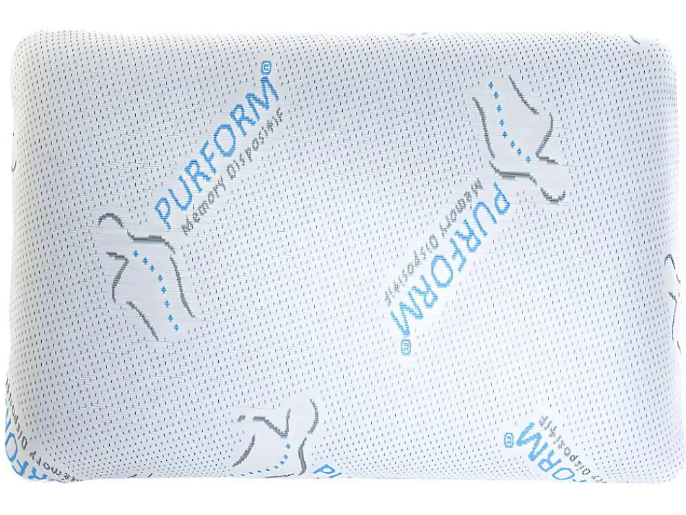 Oreiller mémoire de forme 40 x 60 cm anti acariens PURFORM - SIRONA>Vente-unique Discount