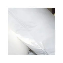 Oreiller mémoire de forme 60x60 percale coton><noscript><img width=