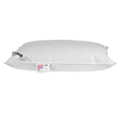 Homescapes Oreiller musical en duvet et en plumes de d'oie ultra gonflant blanc 50 x 75 cm -* Oreiller Moelleux