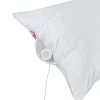 Homescapes Oreiller musical en duvet et en plumes de canard ultra moelleux 50 x 75 cm -* Oreiller Moelleux