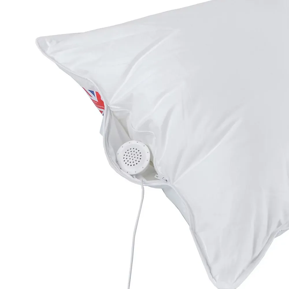 Homescapes Oreiller musical en duvet et en plumes de canard ultra moelleux 50 x 75 cm -* Oreiller Moelleux
