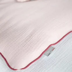 Sevira Kids Oreiller plat en gaze de coton Jeanne* Oreiller Moelleux