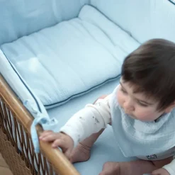 Sevira Kids Oreiller plat en gaze de coton Jeanne* Oreiller Moelleux