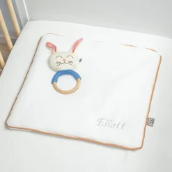 Sevira Kids Oreiller plat en gaze de coton Jeanne* Oreiller Moelleux