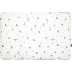 Sevira Kids Oreiller plat réversible en gaze de coton Bleuet* Oreiller Moelleux