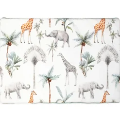 Sevira Kids Oreiller plat réversible en coton Safari* Oreiller Moelleux
