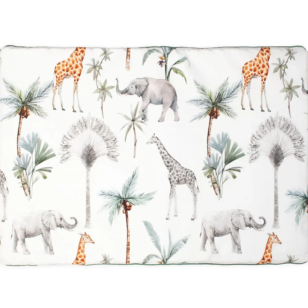 Sevira Kids Oreiller plat réversible en coton Safari* Oreiller Moelleux