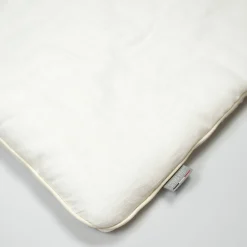 Oreiller plat réversible en lin lavé><noscript><img width=