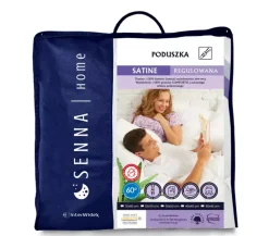 Senna Home Oreiller réglable 40x40 SATINE* Oreiller Moelleux