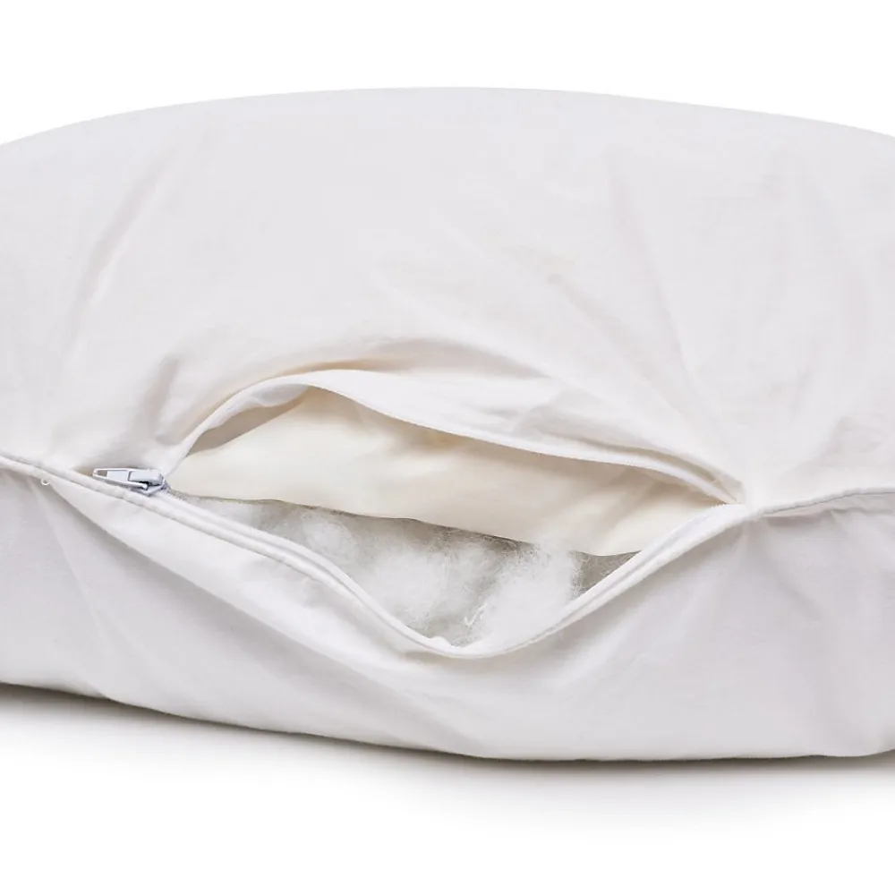 Oreiller souple 65x65 cm DUO DUVET CANARD MICROFIBRE>Bleu Calin