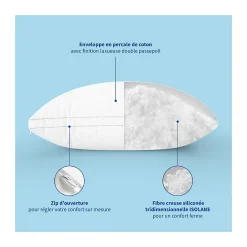 Oreiller Souple 50x70cm SENSATION DUVET Gonflant><noscript><img width=