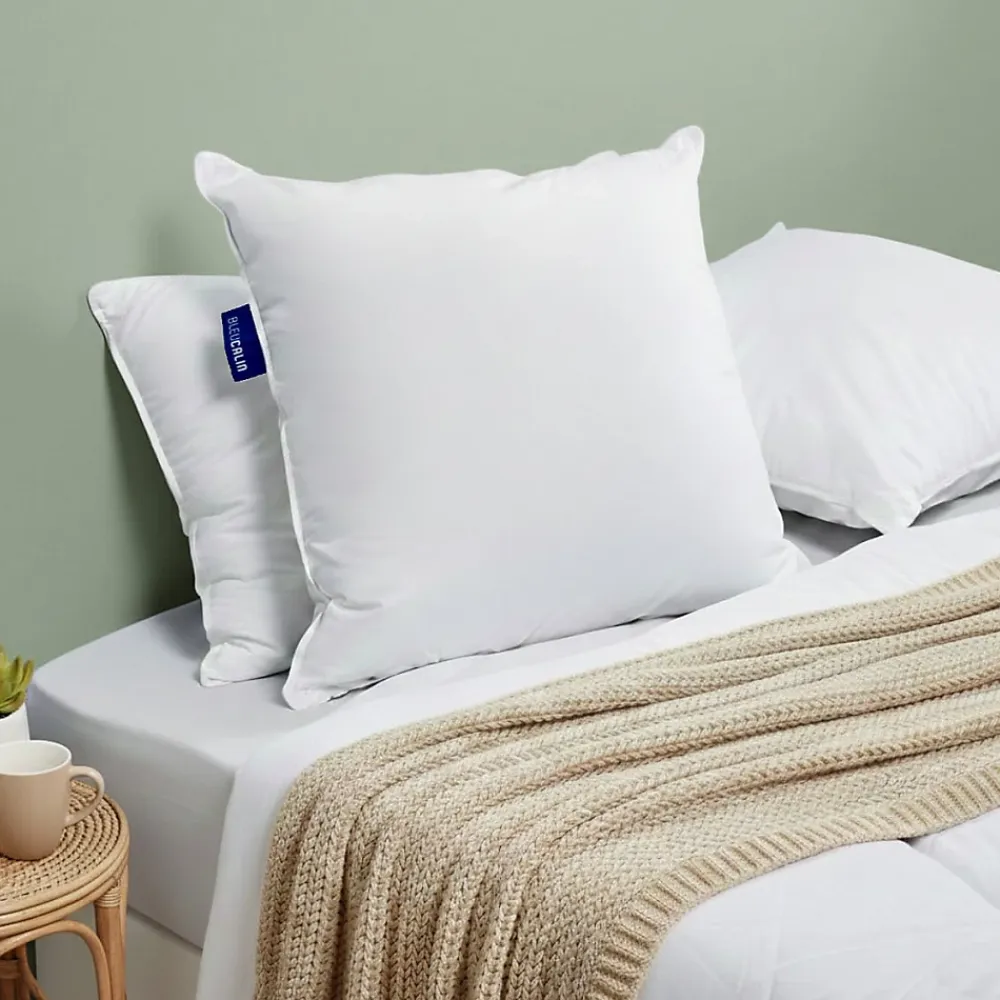 Bleu Calin Oreiller Souple 60x60cm SENSATION DUVET Gonflant* Oreiller Moelleux