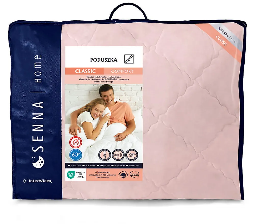 Oreiller 70x80 CLASSIC COMFORT Rose>Senna Home Clearance