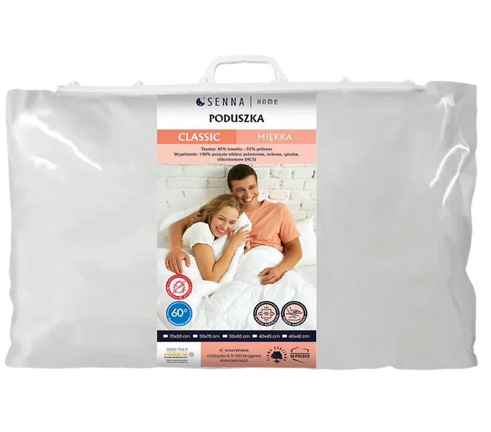 Oreiller 50x70 CLASSIC DOUX Blanc>Senna Home Discount