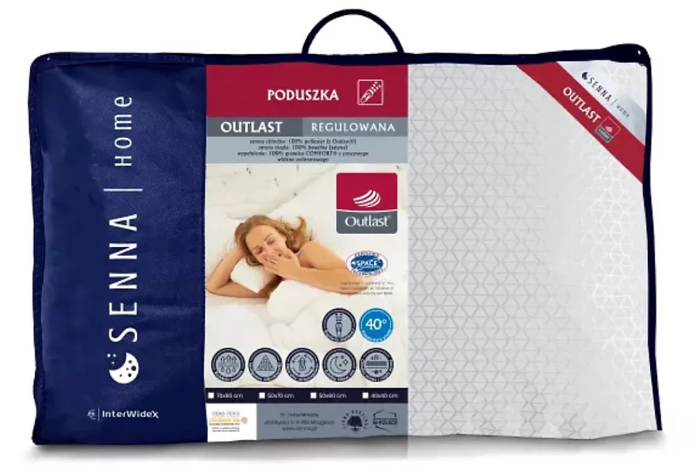 Senna Home Oreiller 50x60 OUTLAST* Oreiller Moelleux