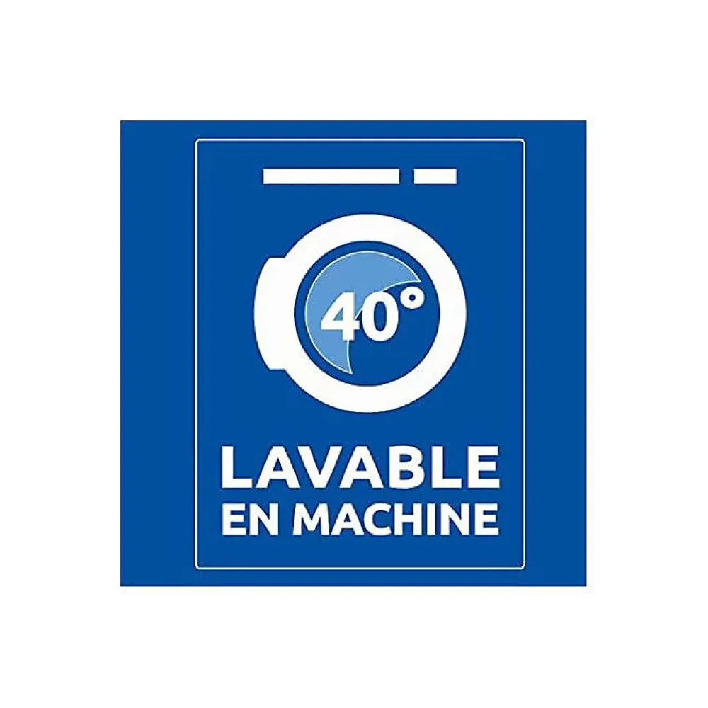 Bleu Calin Oreillers 60 x 60 cm Lot de 2 Anti acariens traité ESSENTIAL* Oreiller Moelleux