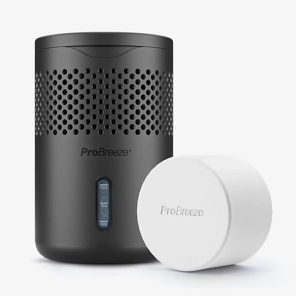 Pro Breeze Osmo Déshumidificateur 1,3L avec pastille de 700g - Noir* Déshumidificateur D'Air