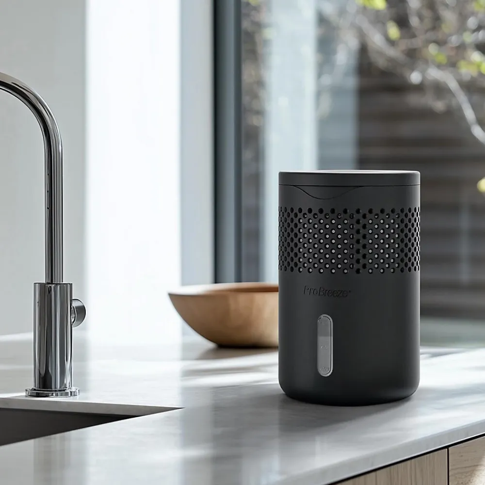 Pro Breeze Osmo Déshumidificateur 1,3L avec pastille de 700g - Noir* Déshumidificateur D'Air