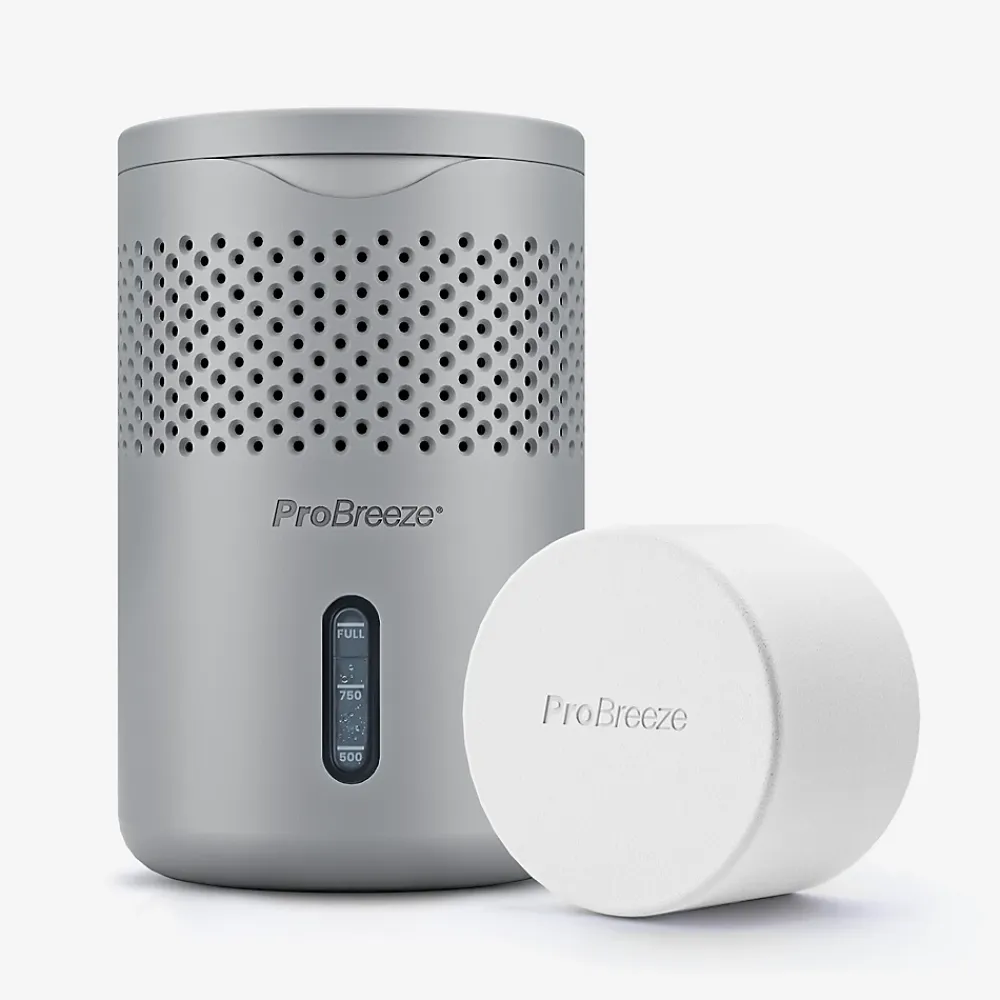 Pro Breeze Osmo Déshumidificateur 1,3L avec pastille de 700g - Gris* Déshumidificateur D'Air