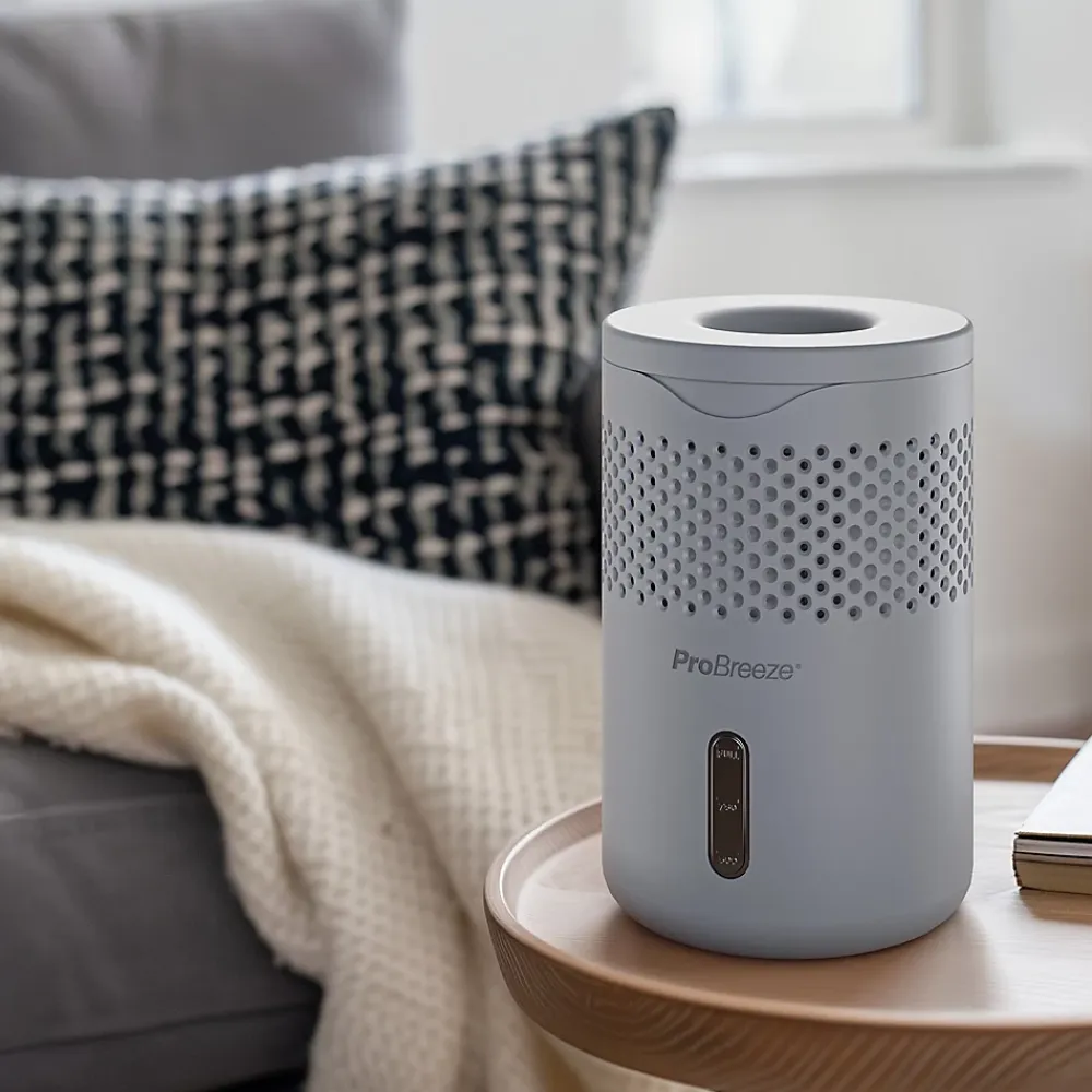 Pro Breeze Osmo Déshumidificateur 1,3L avec pastille de 700g - Gris* Déshumidificateur D'Air