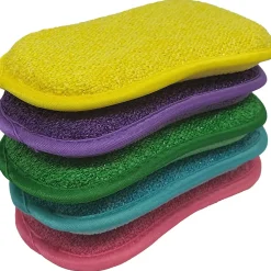 Pack 5 éponges double faces lavables Epongenio Best of TV multicolore> New