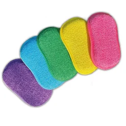 Pack 5 éponges double faces lavables Epongenio Best of TV multicolore><noscript><img width=