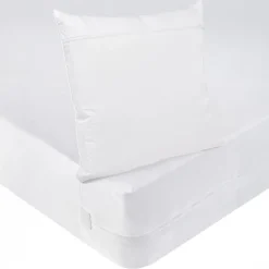 Bleu Calin Pack ANTI-PUNAISES DE LIT Protège-matelas 90x190cm + 1 Protège oreiller 63x63cm imperméables* Protège Matelas