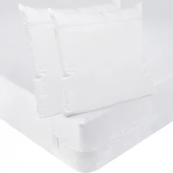 Bleu Calin Pack ANTI-PUNAISES DE LIT Protège-matelas 160x200cm + 2 Protège oreillers 63x63cm imperméables* Protège Matelas