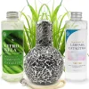 Pack économique Lampe Catalytique Mosaïque Noir + Parfum Citronnelle (500 ml) + Nettoyant Neutre (200 ml) + Mèche de Rechange>Mamamanuela Sale