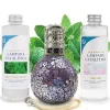 Pack économique Lampe Catalytique Mosaïque de minuit + Parfum Mountain Mint (500 ml) + Nettoyant Neutre (200 ml) + Mèche Rechange>Mamamanuela Clearance