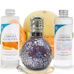 Pack économique Lampe Catalytique Mosaïque de minuit + Parfum Waikiki Melon (500 ml) + Nettoyant Neutre (200 ml) + Mèche Rechange>Mamamanuela Clearance