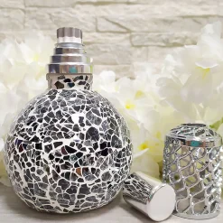 Pack économique Lampe Catalytique Mosaïque Noir + Parfum Cotton Clean (200 ml) + Nettoyant Neutre (200 ml) + Mèche de Rechange>Mamamanuela Clearance