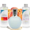 Pack économique Lampe Catalytique Bleu Gris Mat + Parfum Peach Velvet (500 ml) + Nettoyant Neutre (200 ml) + Mèche de Rechange>Mamamanuela New