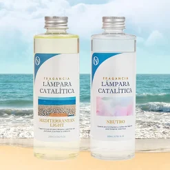 Pack économique Lampe Catalytique Mosaïque Noir + Parfum Mediterranean Light (500 ml) + Nettoyant Neutre (200 ml) + Mèche Rechange><noscript><img width=