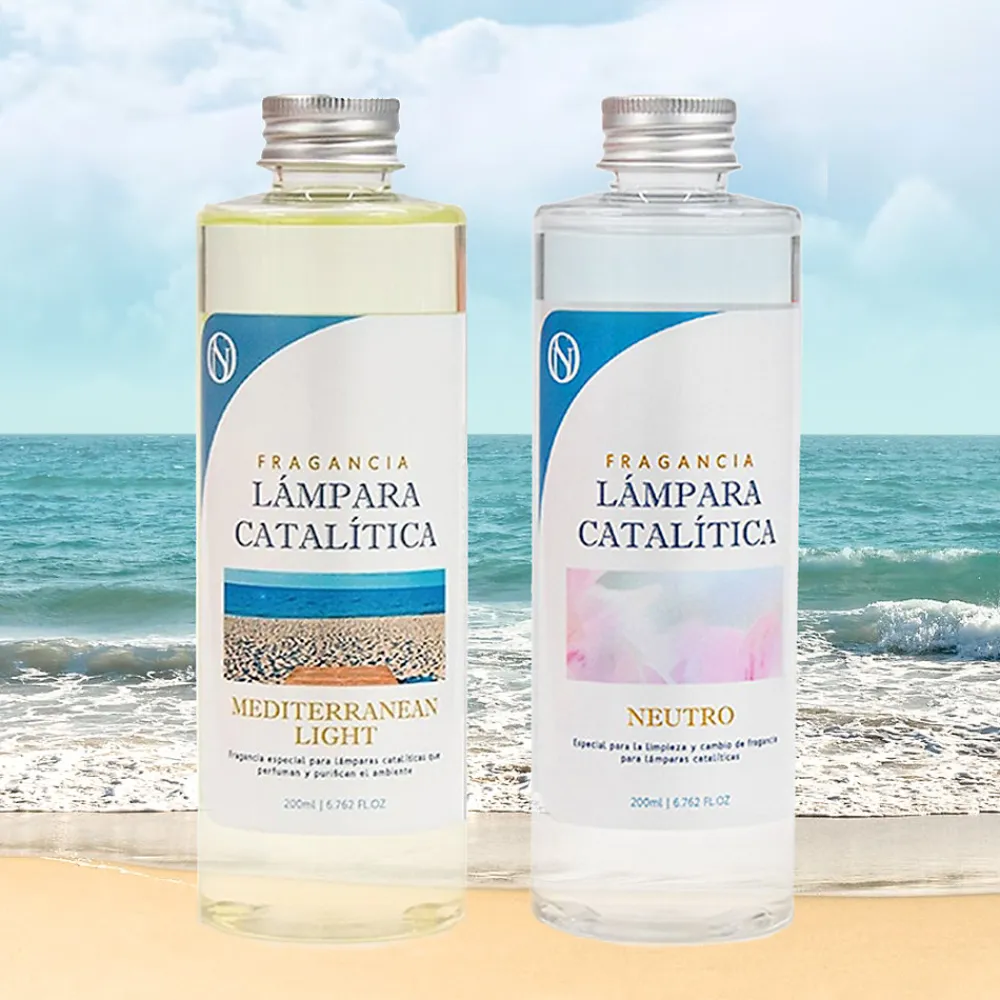Pack économique Lampe Catalytique Mosaïque Noir + Parfum Mediterranean Light (500 ml) + Nettoyant Neutre (200 ml) + Mèche Rechange>Mamamanuela