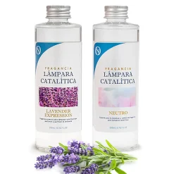 Pack économique Lampe Catalytique Orange Diamonds + Lavender Expression (500 ml) + Nettoyant Neutre (200 ml) + Mèche Rechange><noscript><img width=