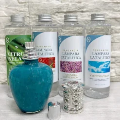 Pack économique Lampe Catalytique Aqua Marina + Parfum Citronnelle (200 ml) + Nettoyant Neutre (200 ml) + Mèche de Rechange>Mamamanuela Hot