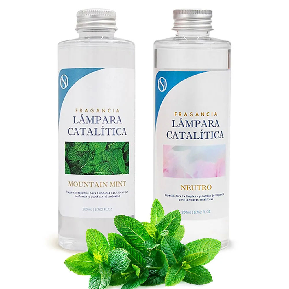 Pack économique Lampe Catalytique Orange Diamonds + Parfum Mountain Mint (500 ml) + Nettoyant Neutre (200 ml) + Mèche de Rechange>Mamamanuela